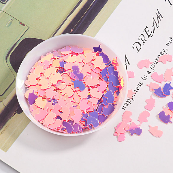 500pcs Unicorn Glitter Sequins