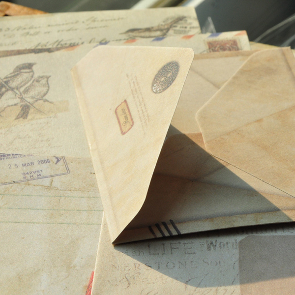 12PCS Retro Ancient Mini Envelopes