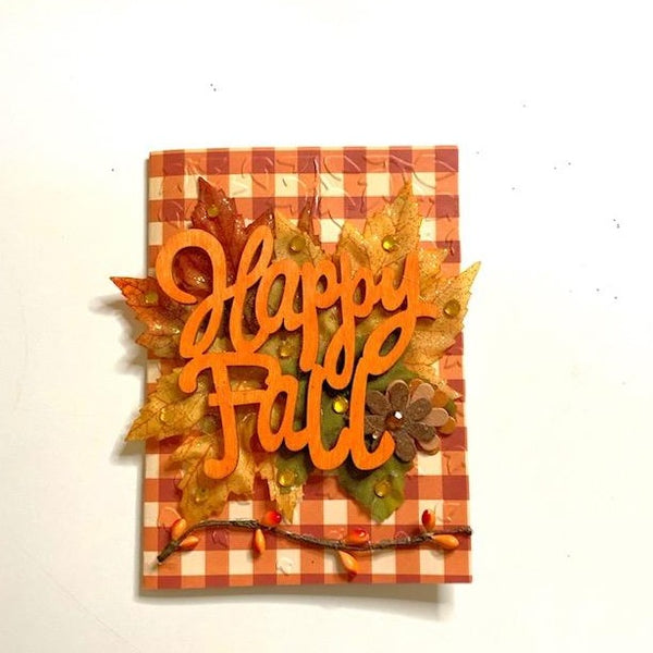 Fallen Leaves EMBOSSING FOLDER