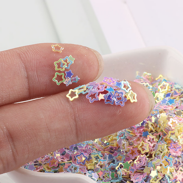 Macaron Color Star Sequins