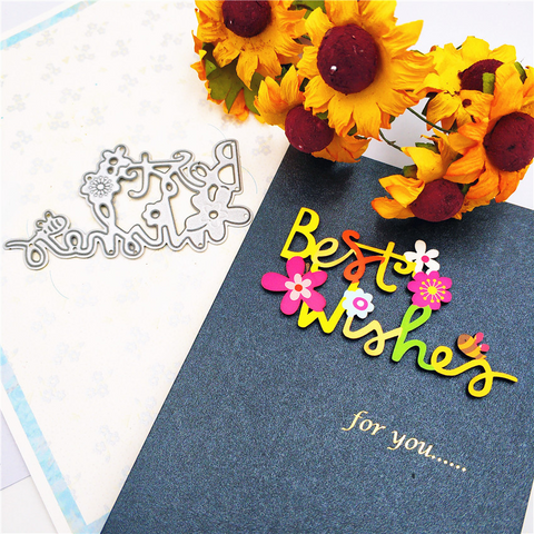 Blessings Series Dies-Best wishes