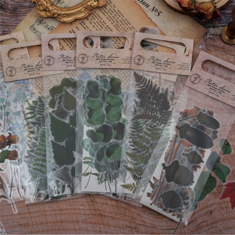 Scrapbook Plant Stickers