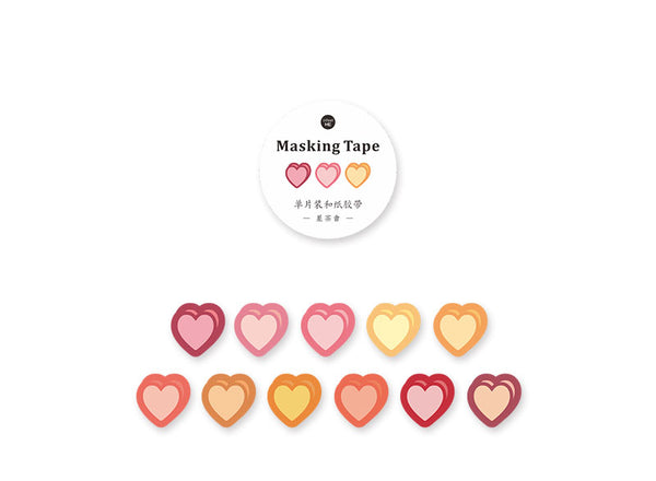 Fresh Love Shape Paper Tape