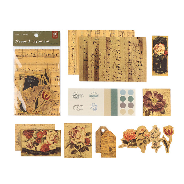 Renaissance Series Scrapbook Material Package