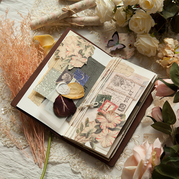 Pre-cut Vintage Handcraft Background Paper