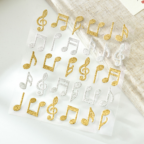 Musical Note Stickers