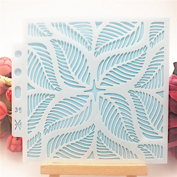9PCS Pattern Layering Stencils Set