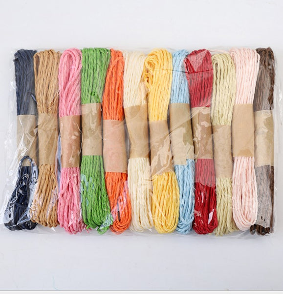 12 Colors Paper  Rope