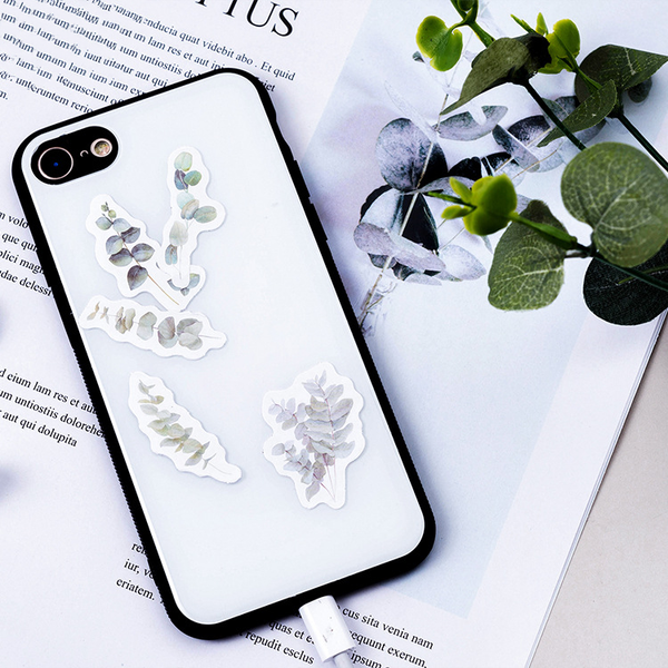 45PCS Eucalyptus Leaves Decorative Stickers