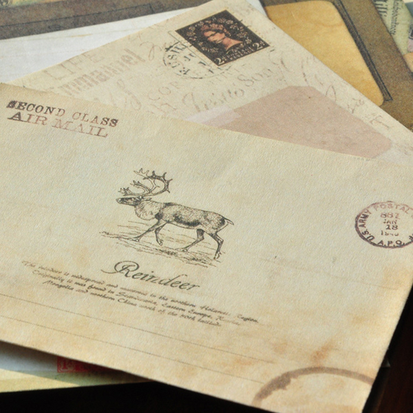 12PCS Retro Ancient Mini Envelopes