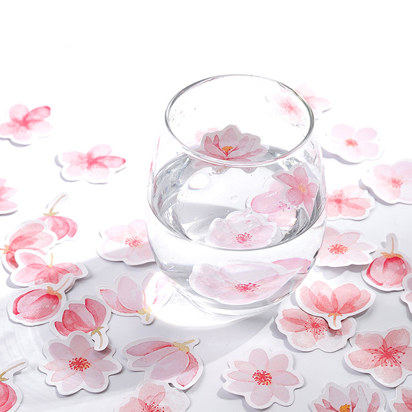 45PCS Sakura Story Decorative Stickers