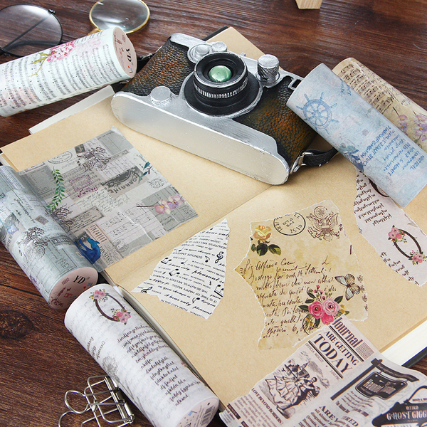 English Postmark Vintage Posters Paper Tape