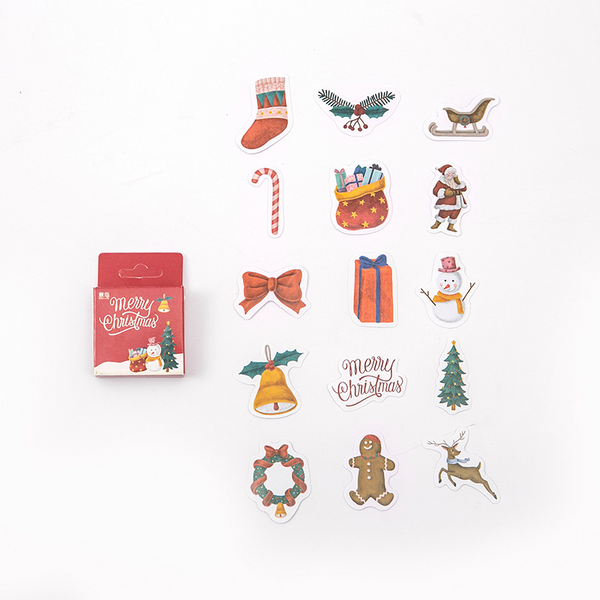45PCS Christmas Season Decorative Stickers