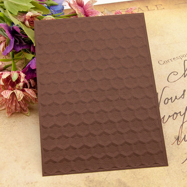 3D Hexagon Embossing Folder