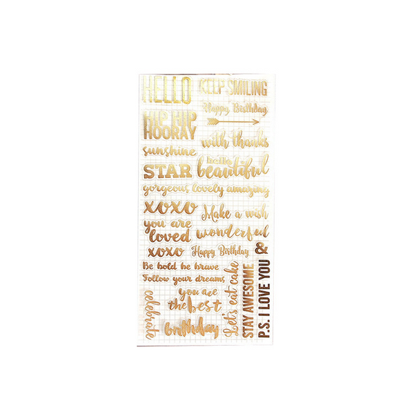 Creative Hot Stamping Stickers