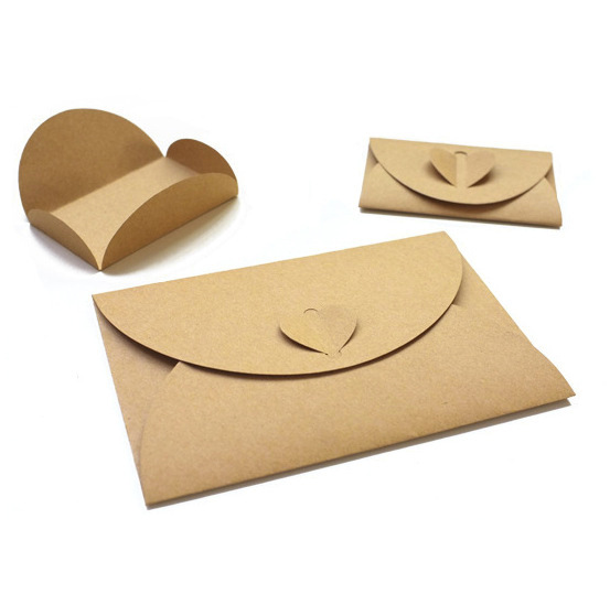 5Pcs Romantic Love Letter European Love Button Envelope