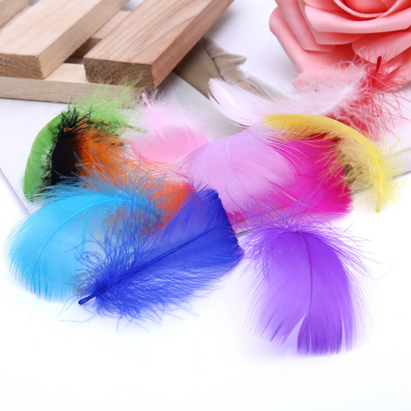 50 Pcs Artificial Color Feather