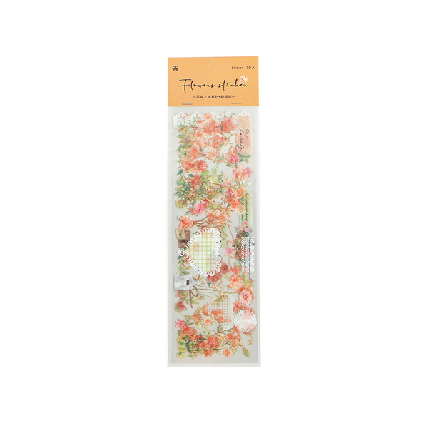Flower Plants Series Stickers