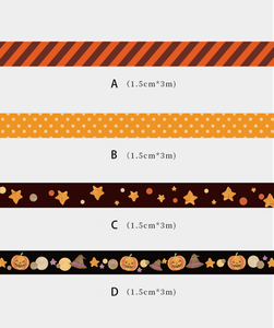 Halloween Pumpkin Ghost Paper Tape