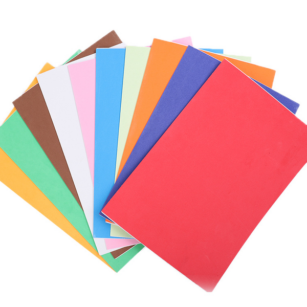 10PCS EVA Color Without Glue Foam Sponge Paper