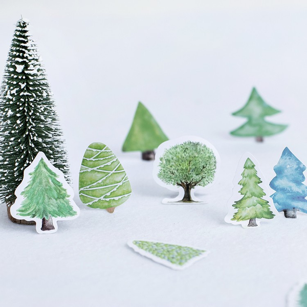 45PCS Little Forest Decorative Stickers