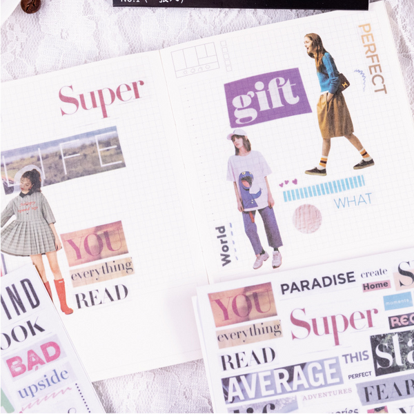 Creative Text Series Stickers