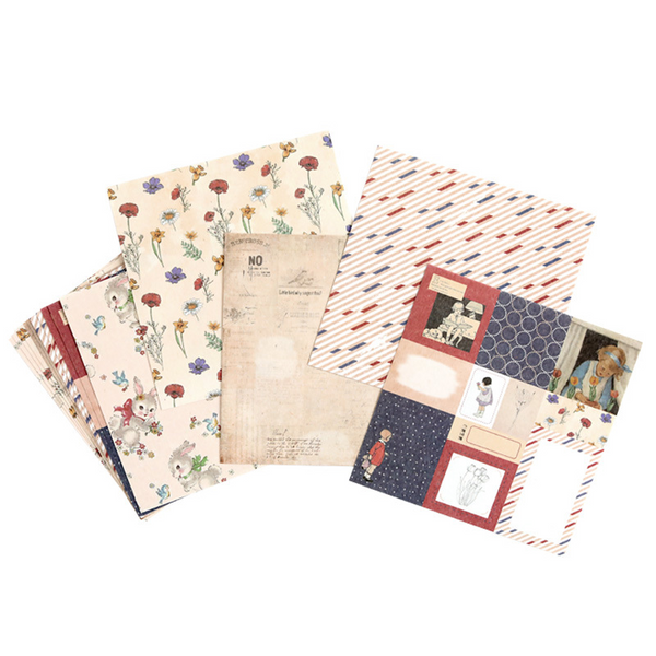 European Garden Series Backing Paper Material Paper