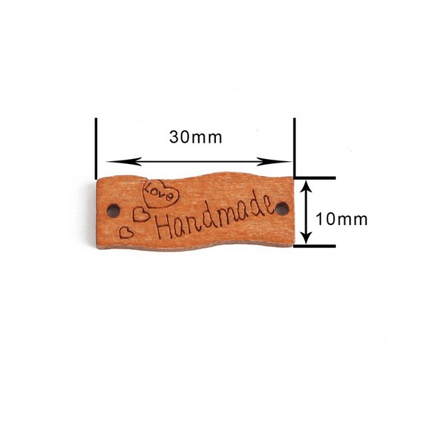 25pcs Handmade DIY Craft Button Wooden Sign