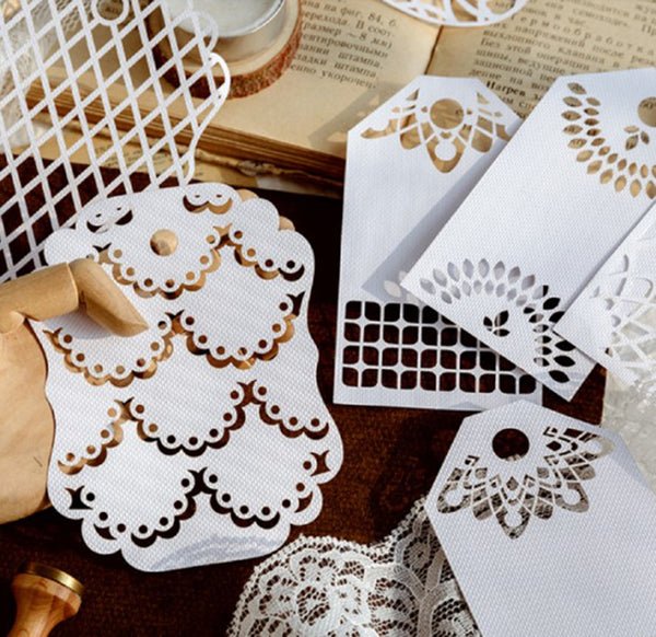 DIY Hollow Pattern Scrapbooking Lace Paper
