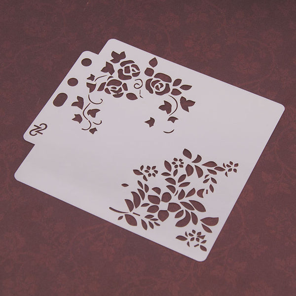 16PCS Layering Painting Stencils-B