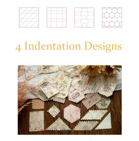 Pre-cut Vintage Handcraft Background Paper