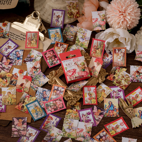 46PCS Flower Fairy Sticker