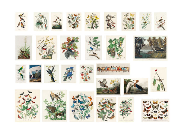 60PCS Time Flying Series Sticker Bag