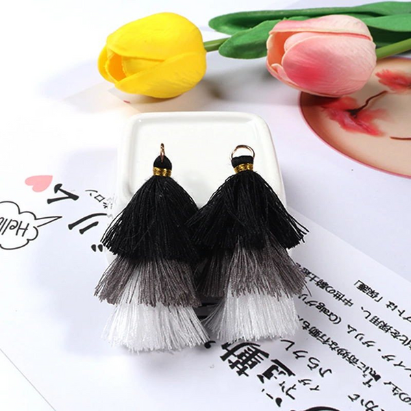 5pcs 6CM Gradient Color Tassel