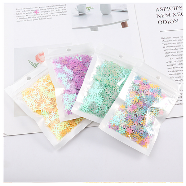 500Pcs Snowflake Sequins