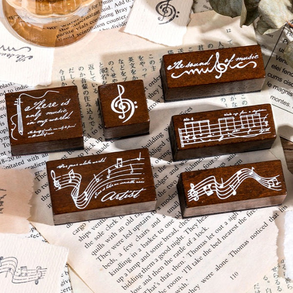 Time Song Series Wooden Stamps
