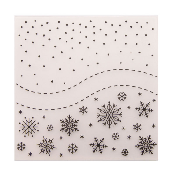 Christmas Snowflake Embossing Folder