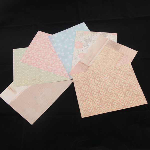 14PC 15*20CM Scrapbooking Paper Pack-Yellow