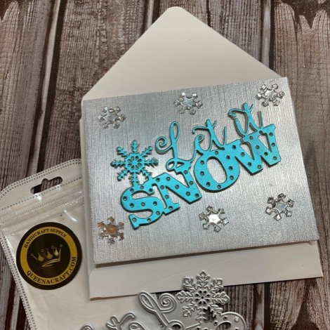 【Original】Christmas Snow Words Die