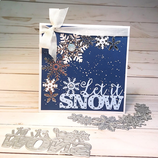 【Original】Christmas Snow Words Die