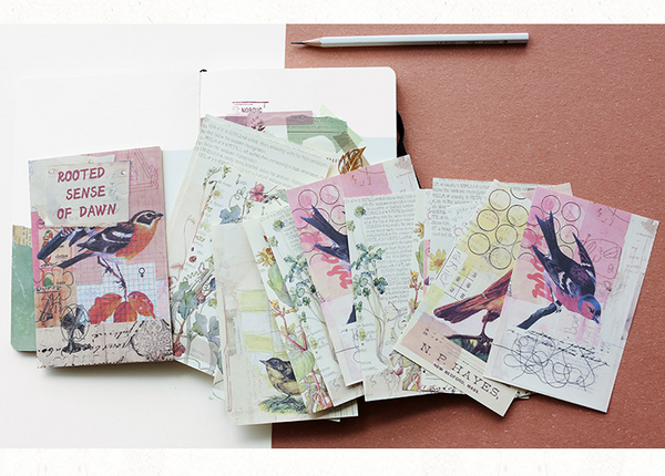 18PCS Refreshing Style Background Paper
