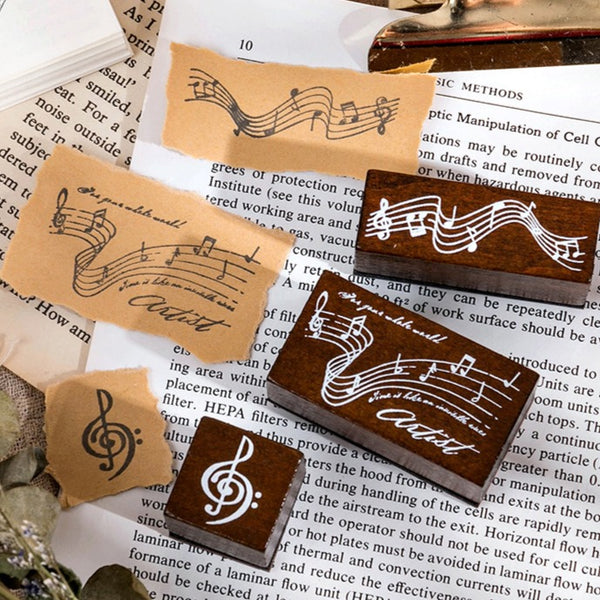 Time Song Series Wooden Stamps