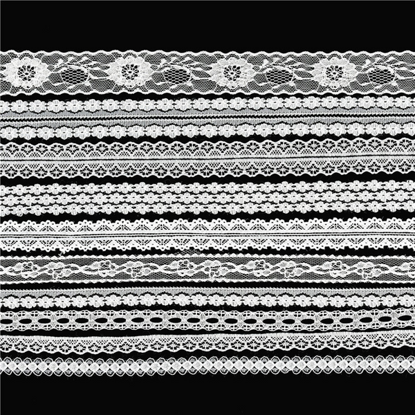 Decorative White Non-stretch Lace Ribbon