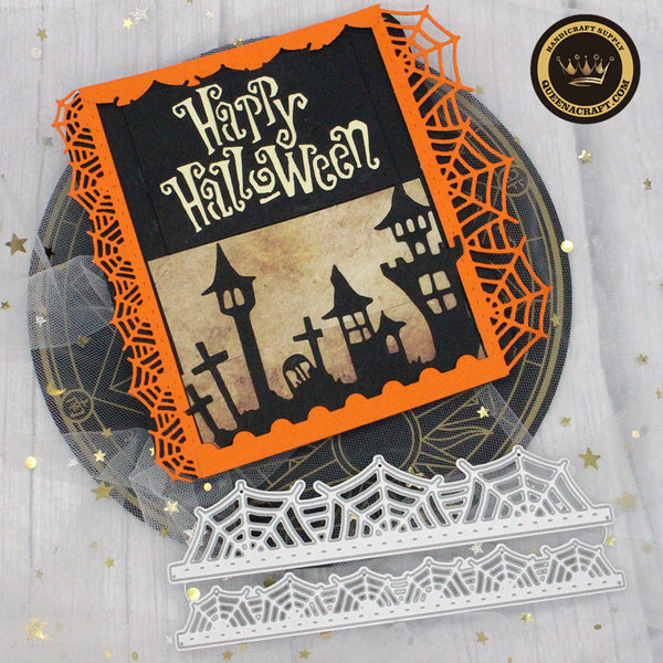 【Original】Halloween Spider Web Border Dies