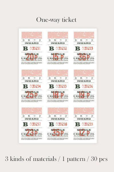 Vintage Note Series Scrapbook Paper