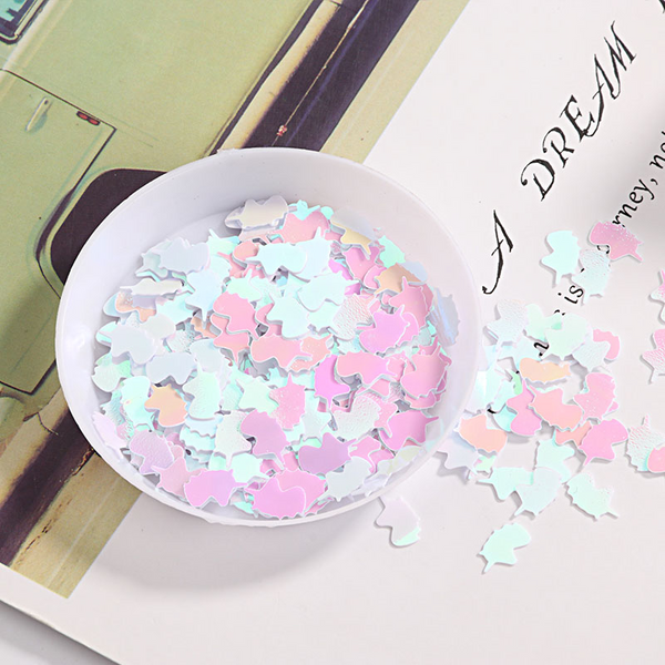 500pcs Unicorn Glitter Sequins