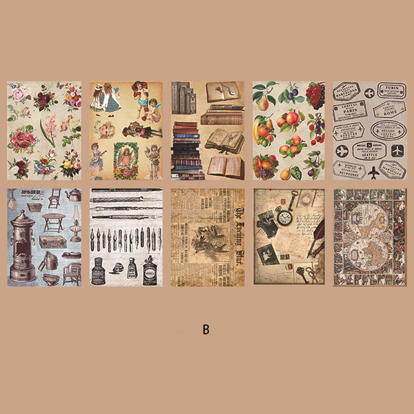 Antique Art & Elegance Poster Character Stickers