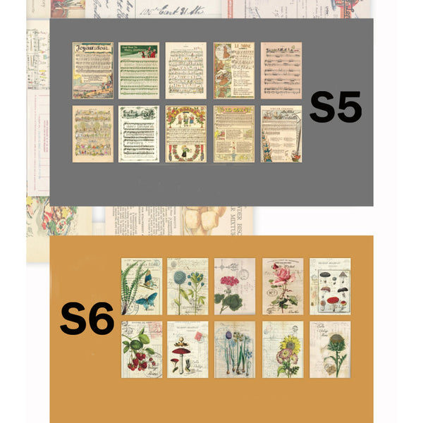 Vintage Scrapbook Background Paper