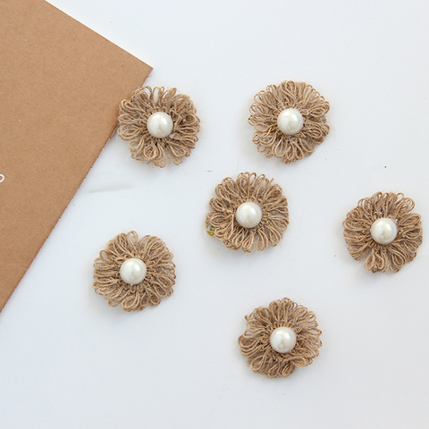 Sackcloth Decoration Flower