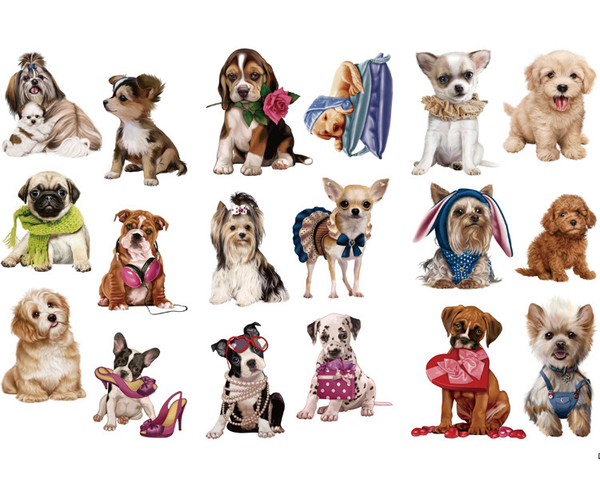 Cartoon & Literary Scrapbook Stickers